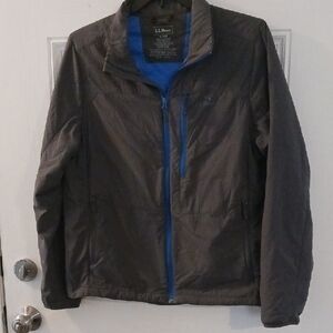 ****L.L. Bean Men's Gray Soft Shell  Jacket Size Medium